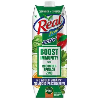 Cucumber Spinach Juice With No Added Sugar & No Added Preservatives, 1 L