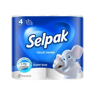 Toilet Roll 3Ply 4