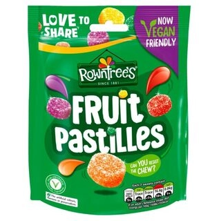 Fruit Pastilles Vegan Friendly Sweets Sharing Bag