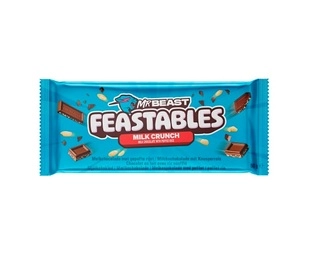 Feastables Milk Crunch Chocolate Bar