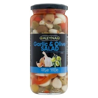 Garlic & Olive Salad In Vinegar