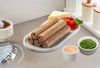 Chicken Malai Seekh Kebab