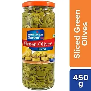 Green Olives Sliced 450Gm