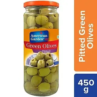 Green Olives Pitted 450Gm