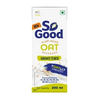 Unsweetened Plant Based Oat Milk