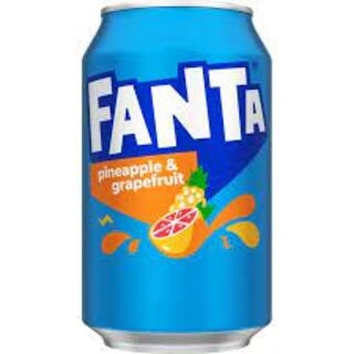 Pineapple & Grapefruit  Soft Drink Can