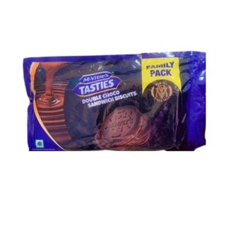 Tasties Double Choco Sandwich Biscuits