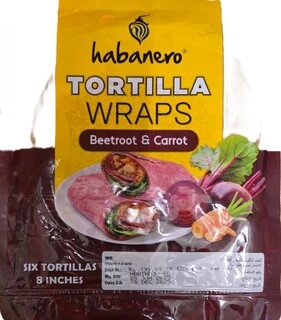 Beetroot Tortilla Wrap