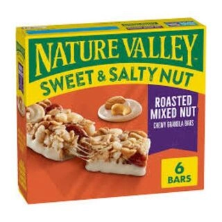 Roasted Mixed Nut Sweet & Salty Chewy Granola Bars