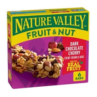 Dark Chocolate Cherry Fruit & Nut Chewy Granola Bars
