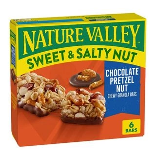Chocolate Pretzel Nut Sweet & Salty Chewy Granola Bars