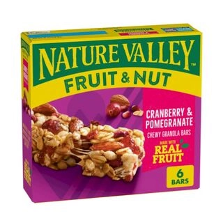 Cranberry & Pomegranate Fruit & Nut Chewy Granola Bars