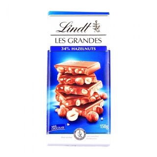 Les Grandes 34 Percent Hazelnuts Milk Chocolate