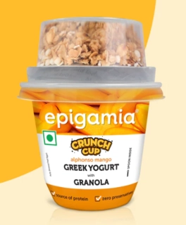 Crunch Cup Alphonso Mango Greek Yogurt With Granola 115Gm