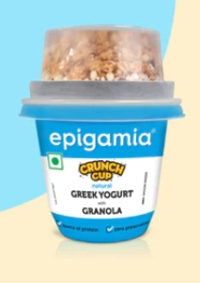 Crunch Cup Natural Greek Yogurt With Granola 115Gm