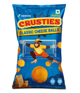 Crusties Classic Cheese Balls 52Gm