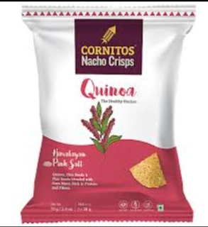 Nacho Crisps Quinaa Himalayan Pink Salt 70Gm