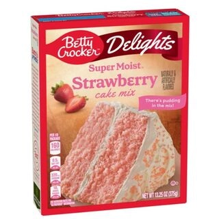 Super Moist Strawberry Cake Mix