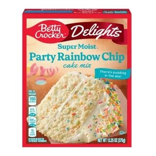 Super Moist Party Rainbow Chip Cake Mix