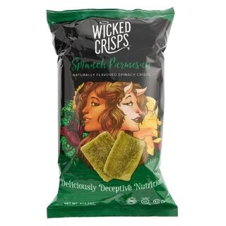 Spinach Parmesan Crisps