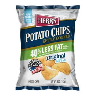 Kettle Cooked Less Fat Original With Sea Salt Potato Chips