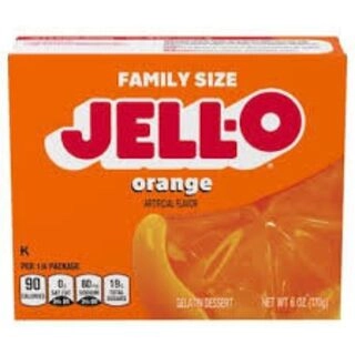 Orange Family Size Gelatin Dessert