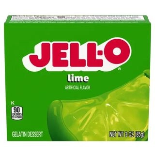 Lime Gelatin Dessert