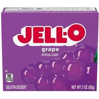 Grape Gelatin Dessert