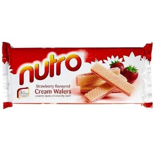 Strawberry Flavoured Cream Wafers