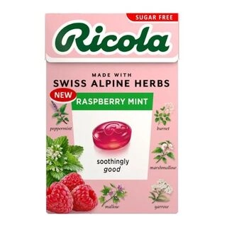 Raspberry Swiss Alpine Herbs Sugar Free Mint