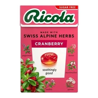 Cranberry Swiss Alpine Herbs Sugar Free Candy