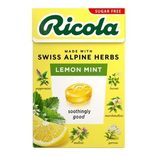 Lemon Mint Swiss Alpine Herbs Sugar Free Candy