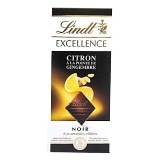 Excellence Citron A La Pointe De Gingembre Noir Chocolate