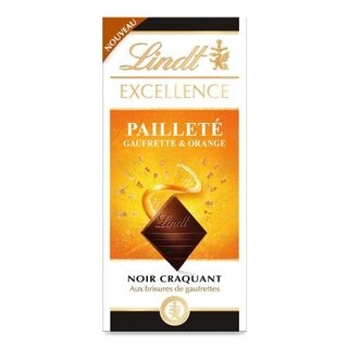 Excellence Paillete Gaufrette & Orange Noir Chocolate