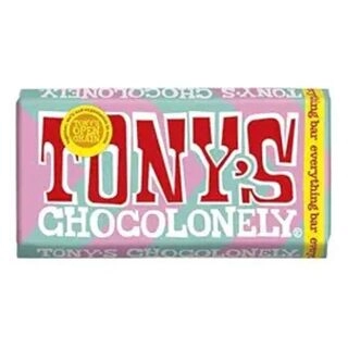 Chocolonely Everything Bar Milk Chocolate With Caramel Almond Pretzel Nougat and Sea Salt