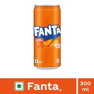 Orange Flavoured Soft Drink Can 300ml