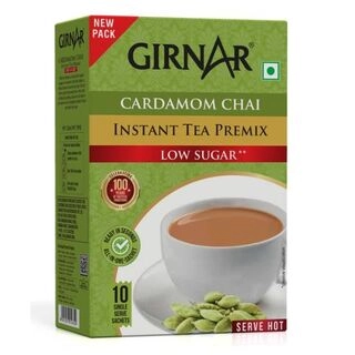 Cardamom Chai Low Sugar Instant Tea Premix 10 Sachets
