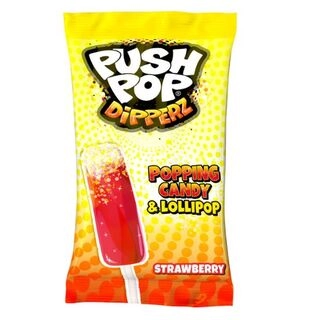 Dipperz Popping Candy & Lollipop Strawberry Flavour