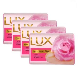 Rose Radiant Glow Vitamin C Plus E Beauty Soap 75g Pack of 4