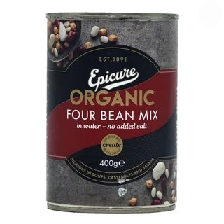 Organic Four Bean Mix In Water