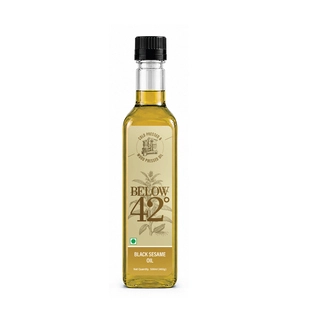 Black Sesame Oil Glass Bottle 500ml