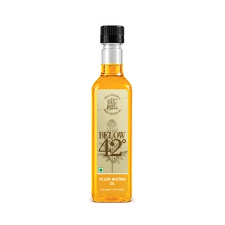 Yellow Mustard Oil Glass Bottle 500ml
