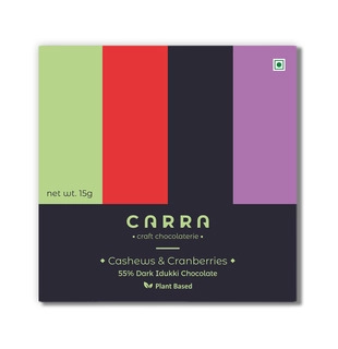 Carra Cashews & Cranberries 55% Dark Chocolate