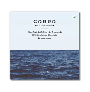 Carra Sea Salt & California Almonds 55% Dark Chocolate