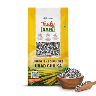 Farmart Truly Safe Unpolished Urad Chilka Dal