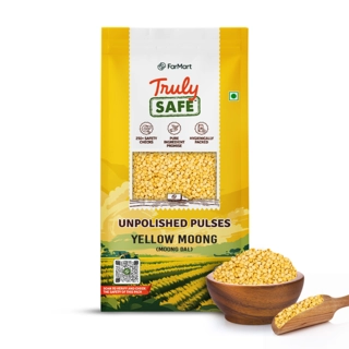 Farmart Truly Safe Unpolished Yellow Moong Dal