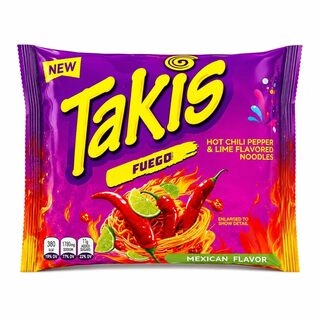 Fuego Hot Chili Pepper & Lime Flavored Noodles