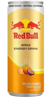 Orange Passion Fruit Flavour Soda Energy Drink