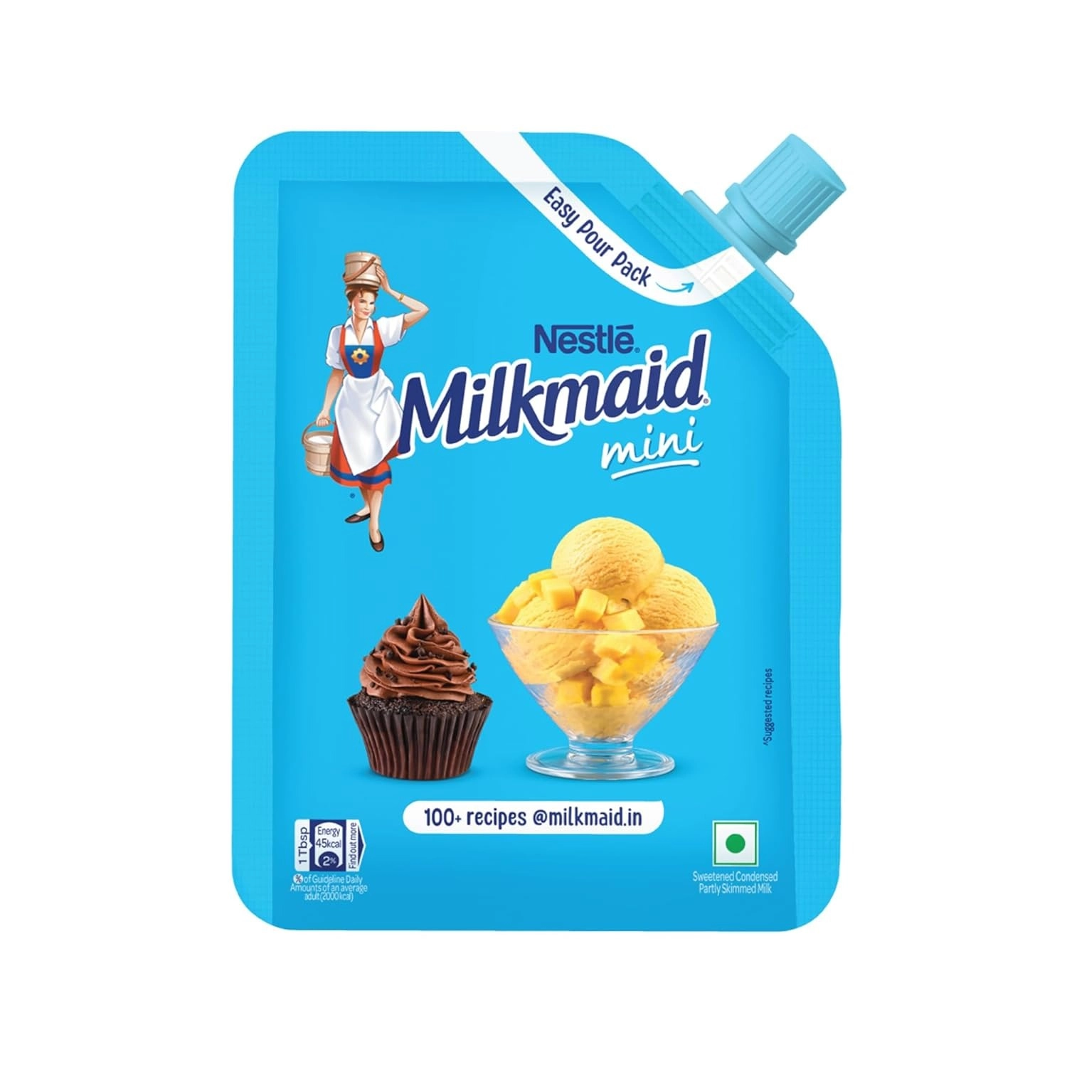 ・・Milkmaid・高さ１６cm×１０cm×6cm・ modernbazaar : Milkmaid Mini Sweetened Condensed Milk