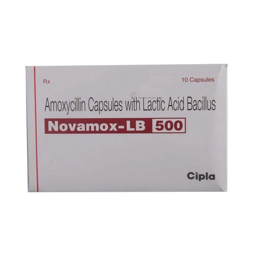 NOVAMOX LB 500MG CAP 10`S